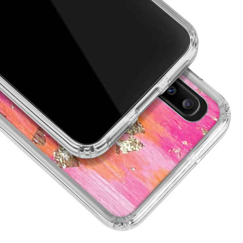 Etta Vee Gold Dust Galaxy A20 Clear Case